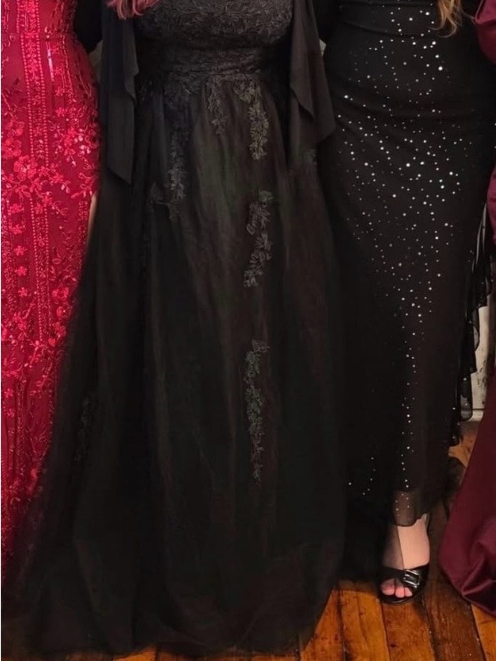 Bluedragon Creations Black Lace Prom Gown - Picture 8 of 8